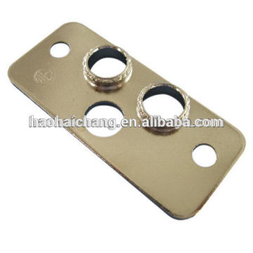 Brass Stamping Part ForThermostat Hvac Sheet Metal